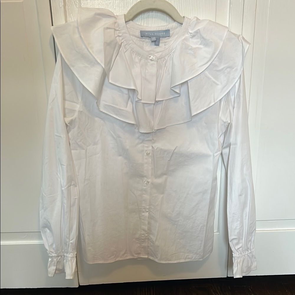 Hill House Cream Button-Up Blouse